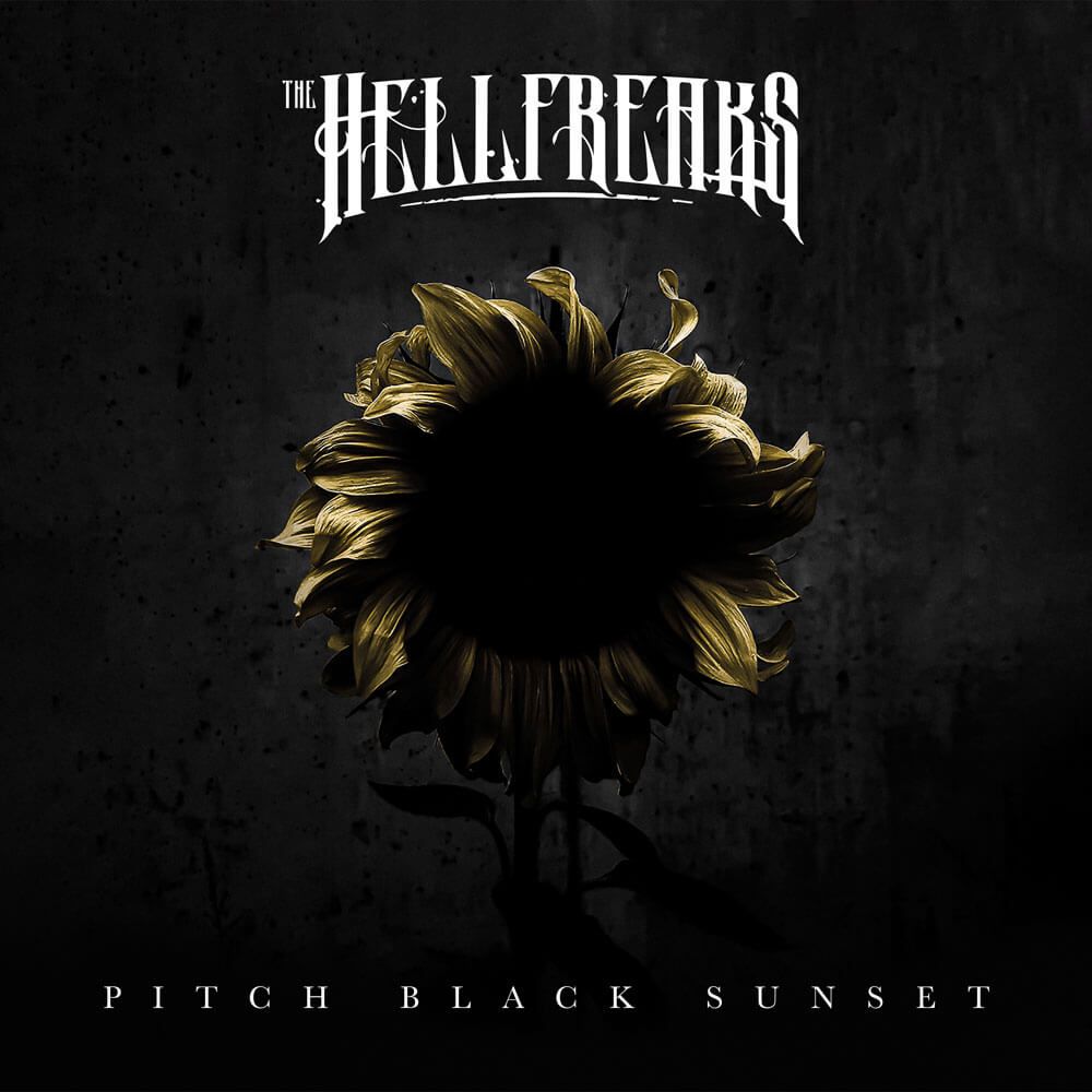 The Hellfreaks Album cover "Pitch Black Sunset"