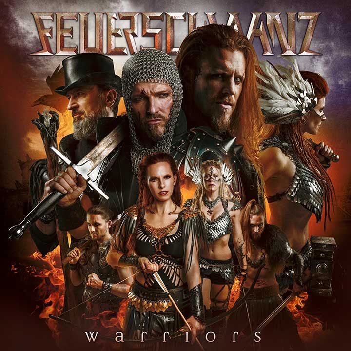 Album Cover "Warriors" Feuerschwanz