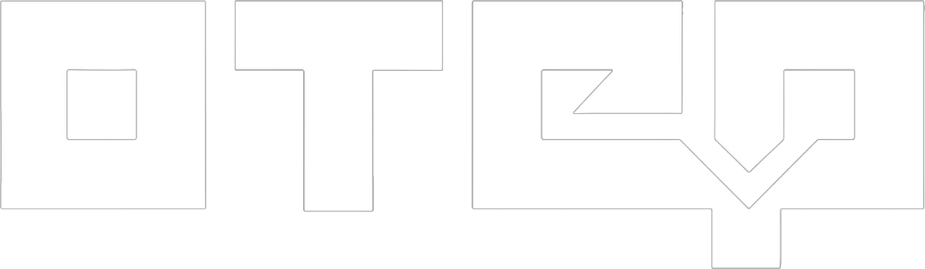 Band logo Otep - white font-colour - transparent background