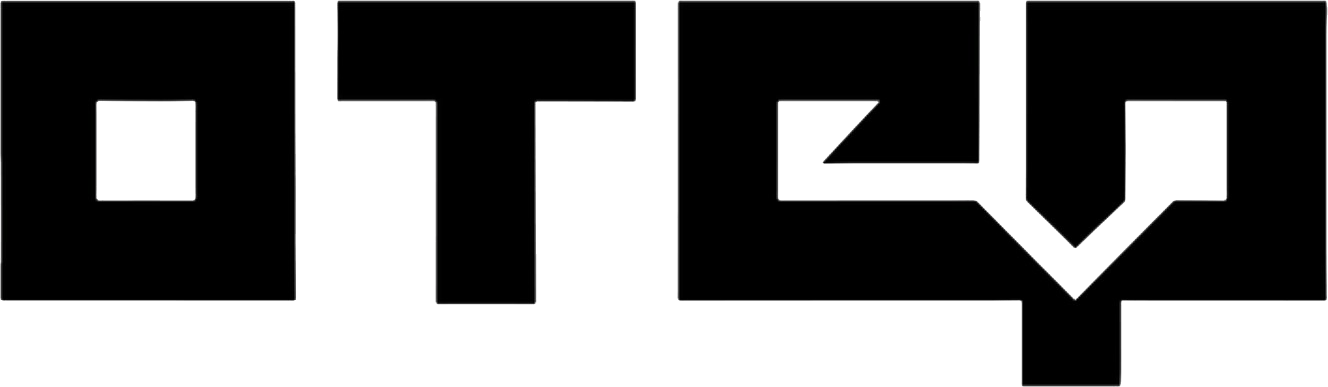 Band logo Otep - black font-colour - transparent background