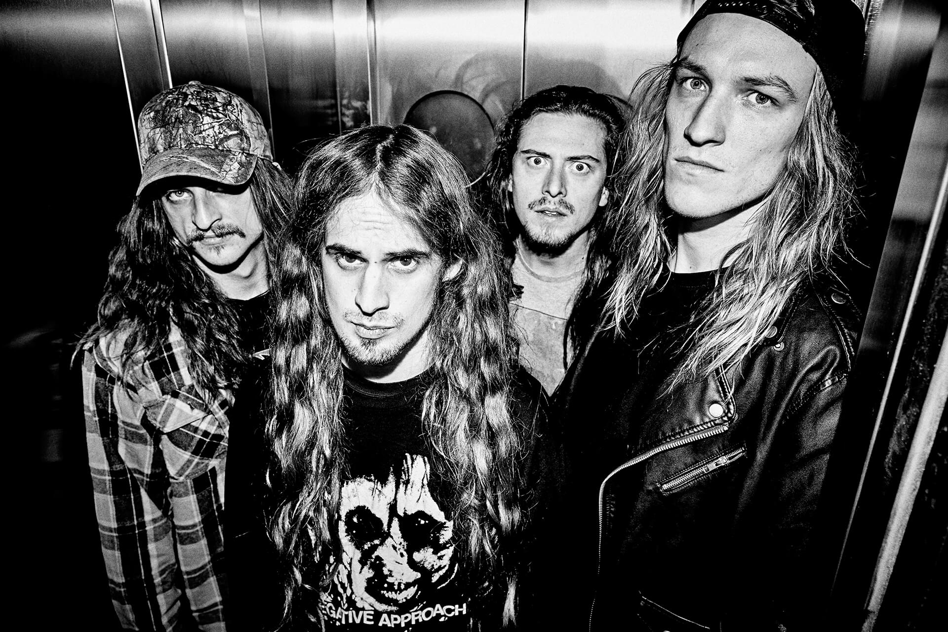 Dust Bolt - German Thrash Metal Band black and white