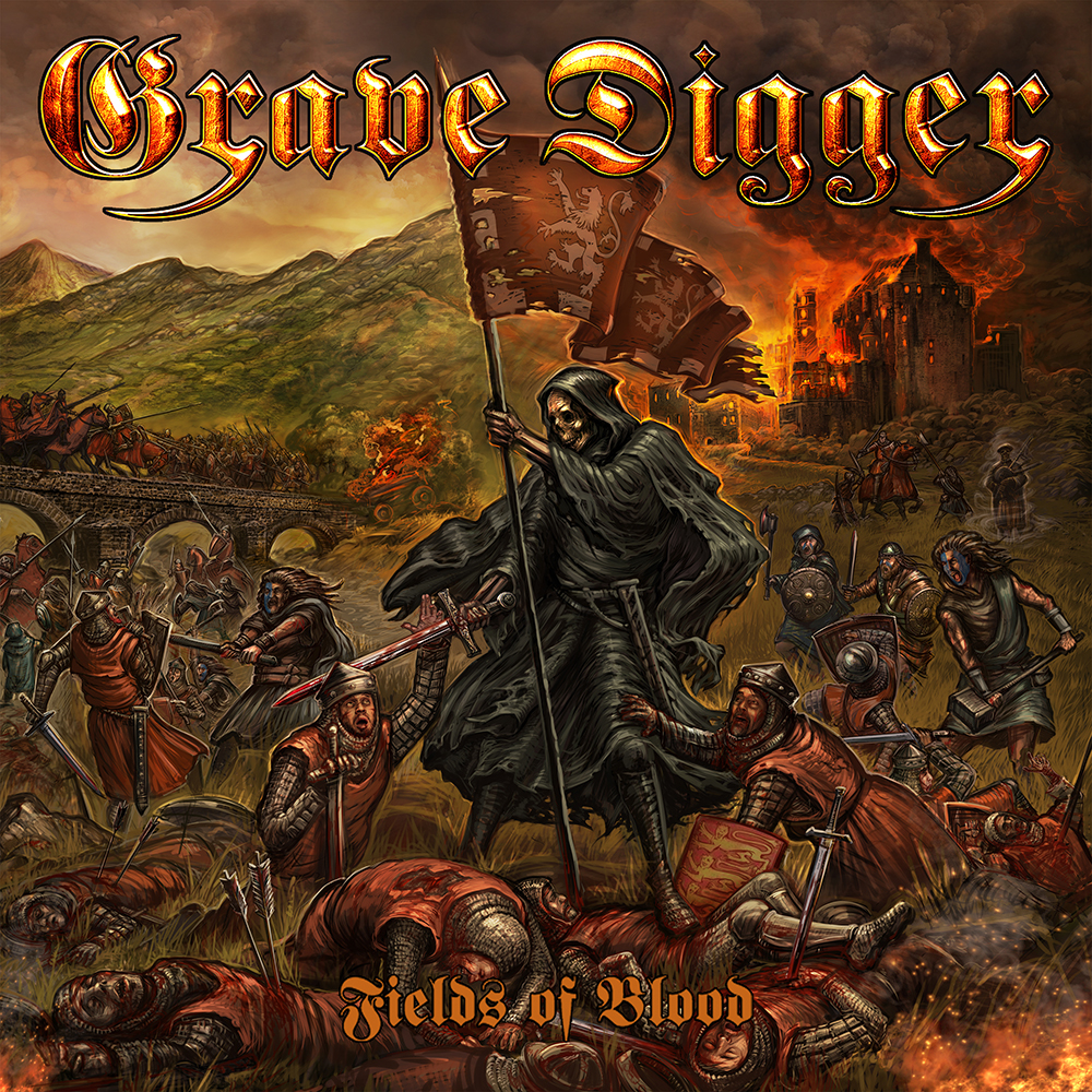 Album cover "Fields of Blood" Grave Digger