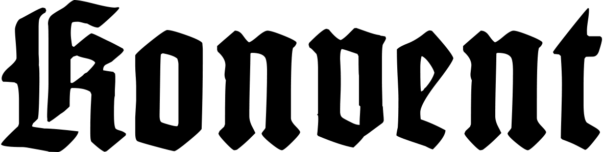 Konvent Band Logo Black