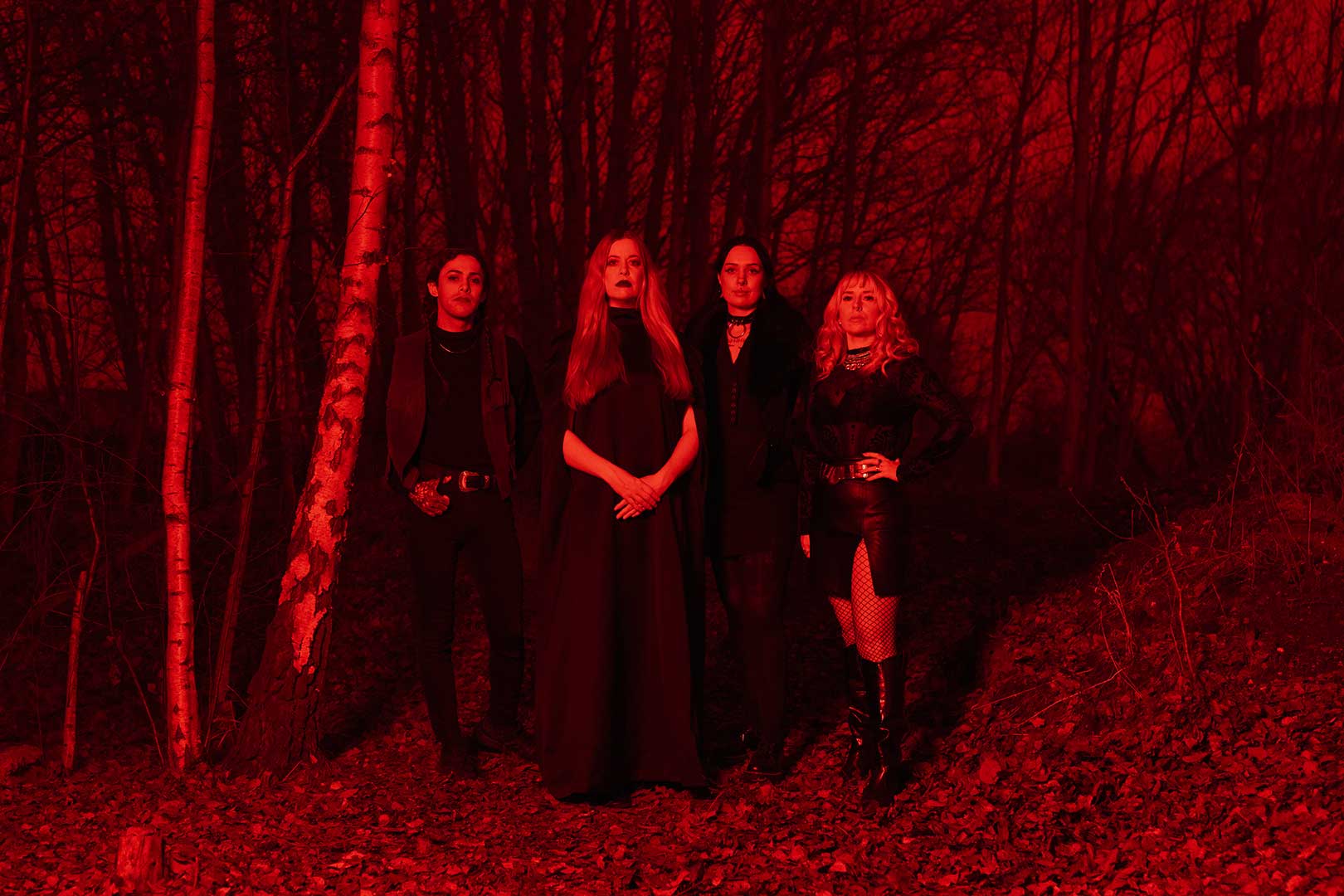 Konvent - female Danish Doom Death Metal Band - Black and White