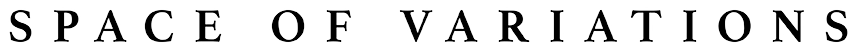 Band logo Space Of Variations - black font-colour, transparent background