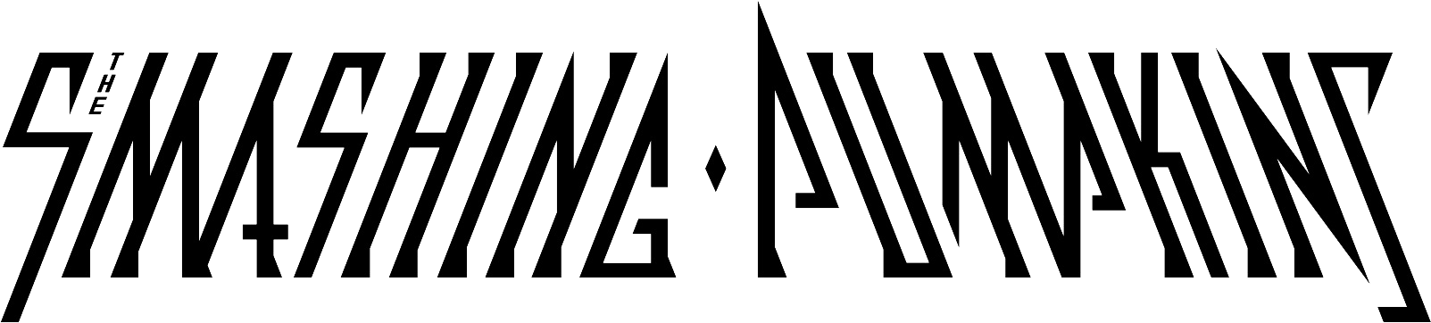 Band logo The Smashing Pumpkins - black font-colour - transparent background