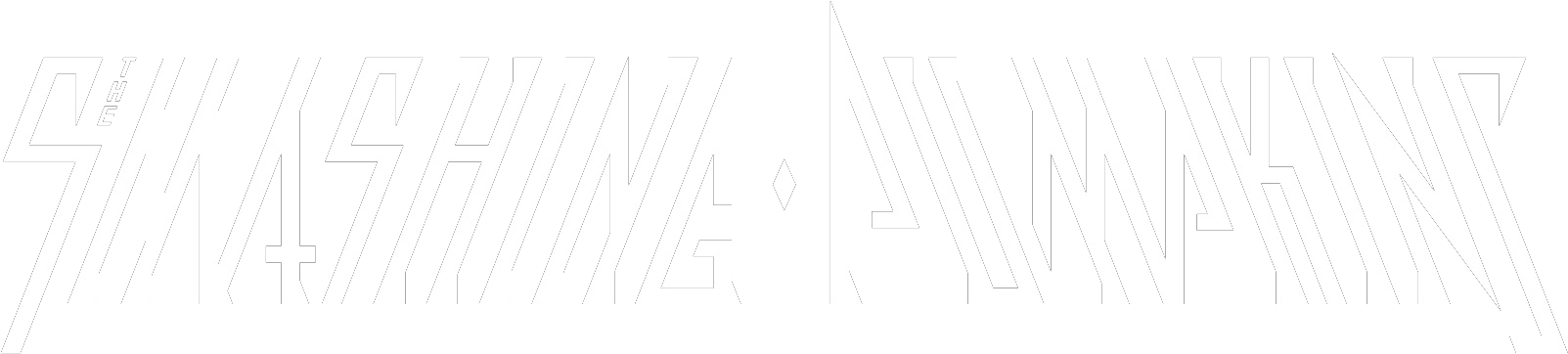 Band logo The Smashing Pumpkins - white font-colour - transparent background