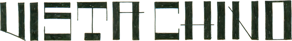 Band logo Vista Chino - green font-colour - transparent background