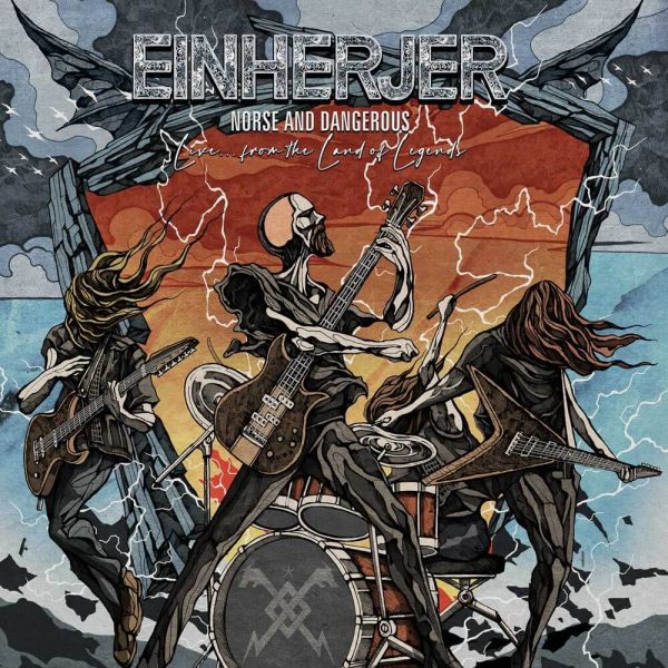 Album cover "Norse And Dangerous (Live... From The Land Of Legends)" - Einherjer