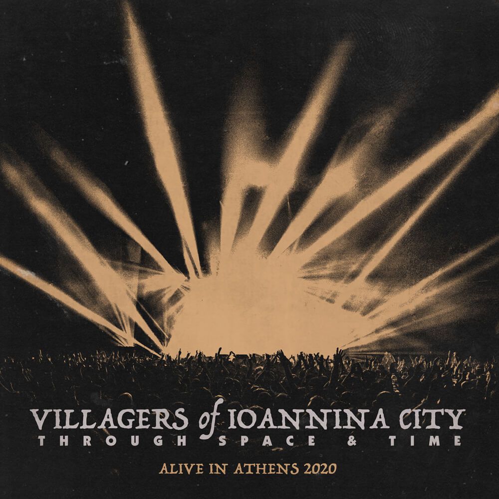 Album cover "Through Space and Time (Alive in Athens 2020)" - Villagers Of Ioannina City