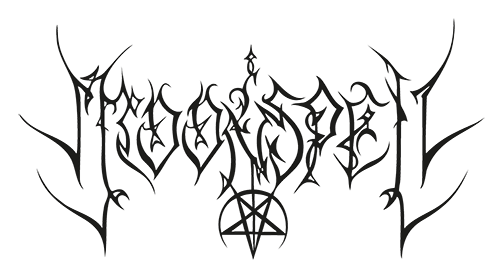 Band logo Moonspell Classic - black font-colour - transparent background