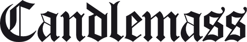 Band Logo Candlemass - black font-colour - transparent background