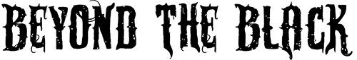 Band Logo Beyond The Black - black font-colour, transparent background