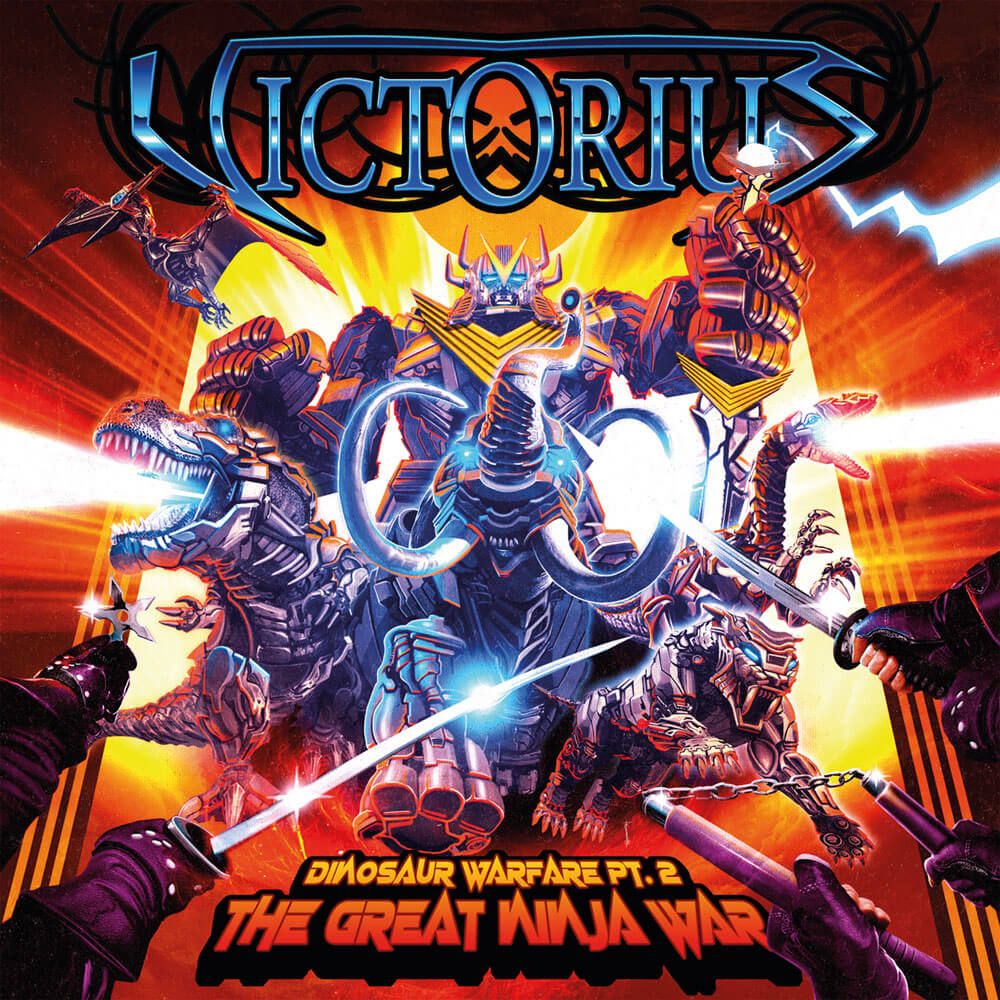 Album cover "Dinosaur Warfare Pt. 2 – The Great Ninja War" - Victorius