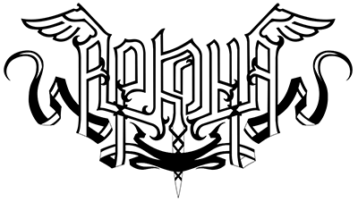 Band Logo Arkona - black font-colour, transparent background