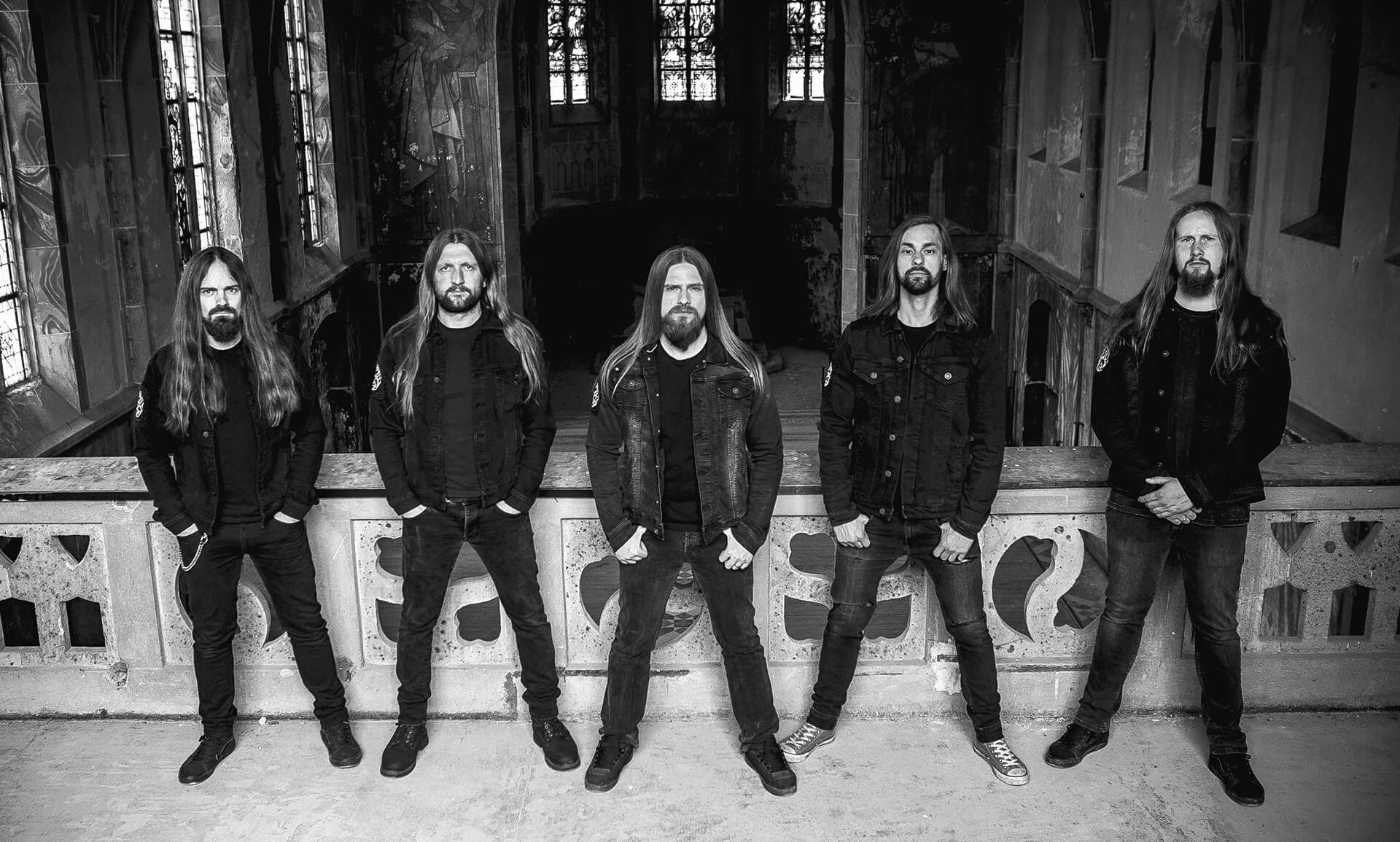 Dawn of Disease - German Death Metal Band, black and white