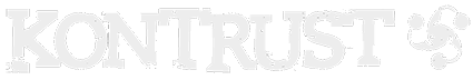 Band logo Kontrust - white font-colour - transparent background