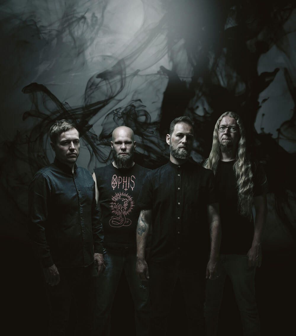 AHAB - German Nautik-Doom-Metal Band -black and white band picture