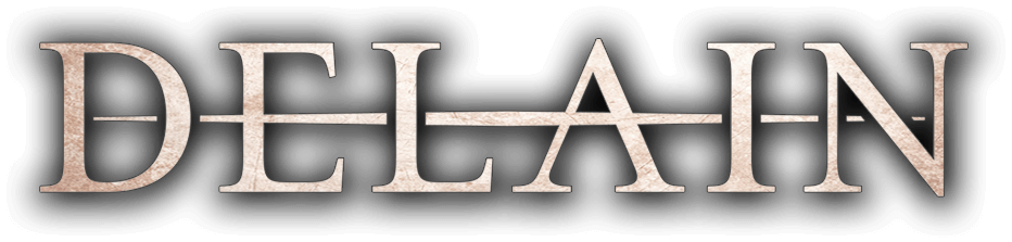 Band Logo Delain - transparent background