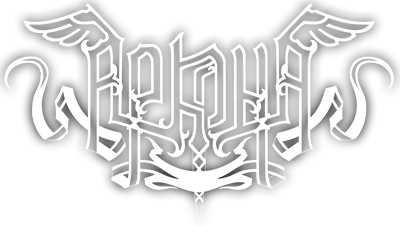 Band Logo Arkona - white font-colour, transparent background