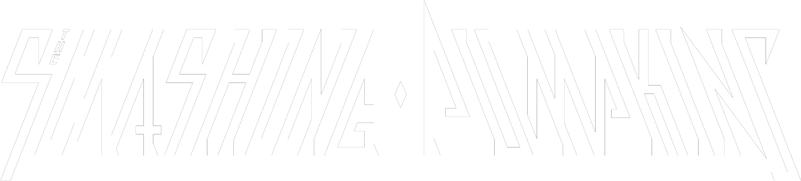 Band logo The Smashing Pumpkins - white font-colour - transparent background