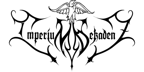 Band logo Imperium Dekadenz - black font-colour -  transparent background