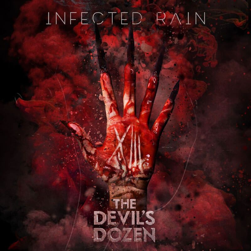 Album cover "The Devil's Dozen, Live" - Infected Rain
