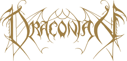 Band Logo Draconian golden font-colour transparent background