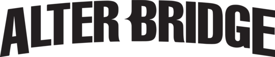 Band Logo Alter Bridge - black  font-colour- transparent background