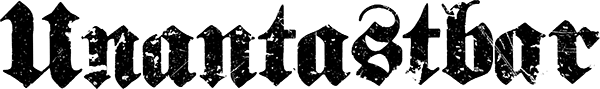 Unantastbar Band Logo Black