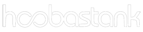 Band Logo Hoobastank - white font colour - transparent background