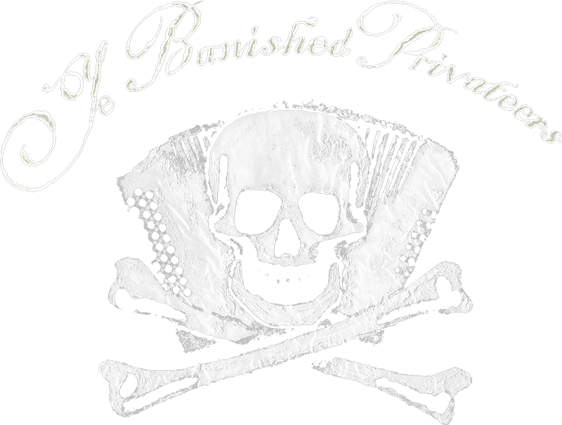 Band logo Ye Banished Privateers - transparent version of the band's logo
