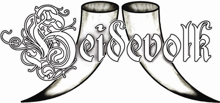 Band logo Heidevolk - white background