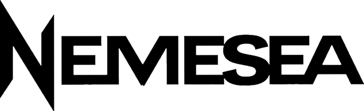 Band logo Nemesea - black font-colour - transparent background